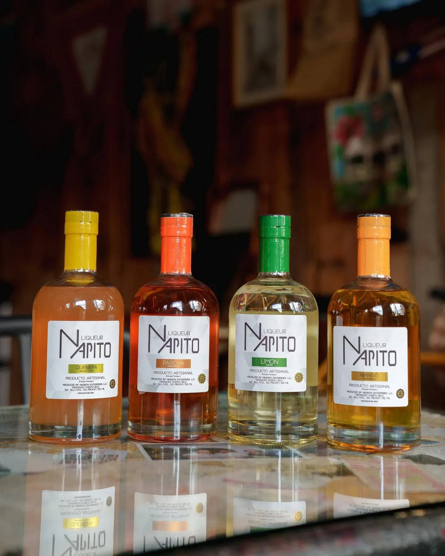 Napito Liqueur — Nuestros sabores
